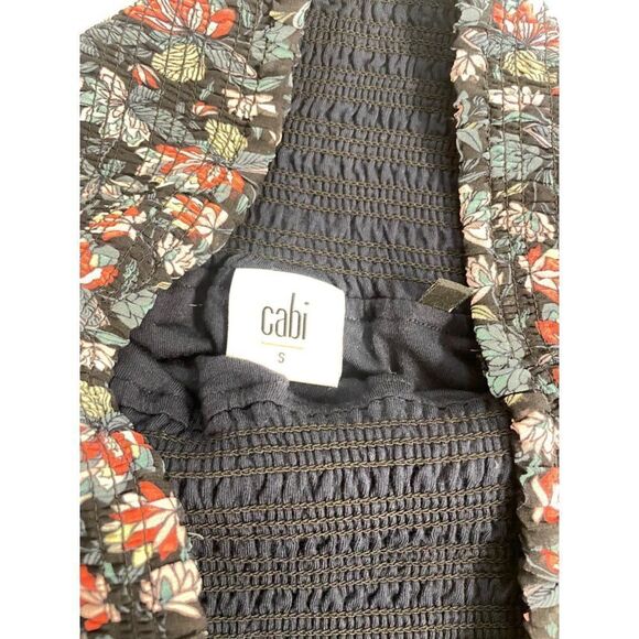 Cabi Women's Navy Floral Convertible Flirt Skirt Style 5184 Size Small - Picture 6 of 6